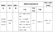 bd官方登录页面
2023年附属实验中学物理教师招聘（人事代理）考核公告